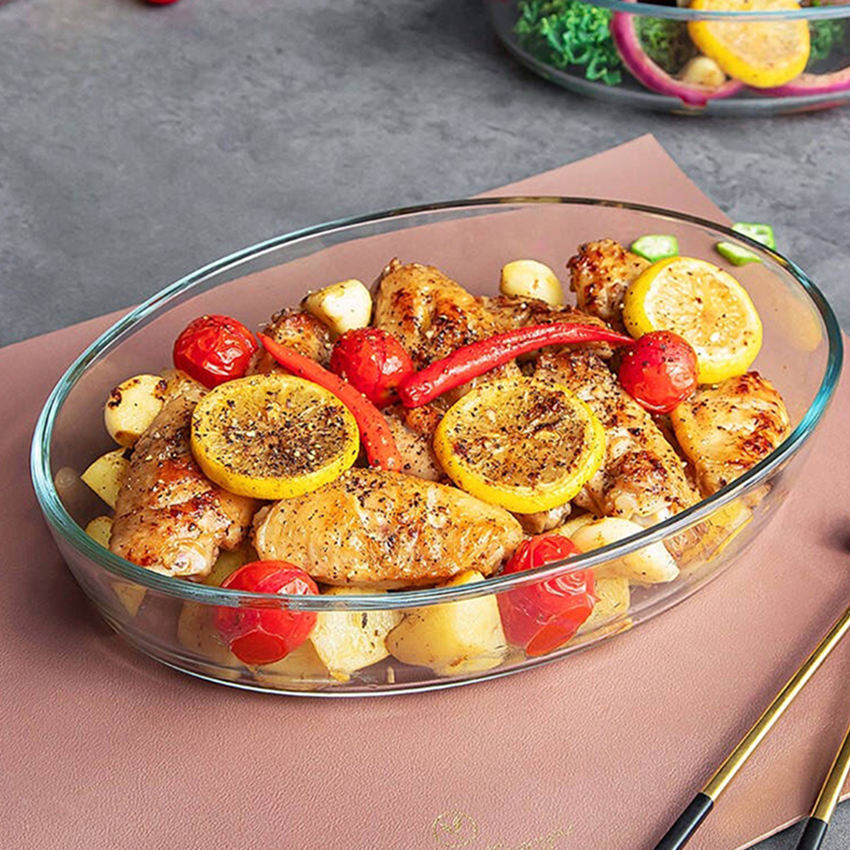 Glass Ovenware Borosilicate Glass Bakeware Baking Dishes Glass Baking Pan - Image 7