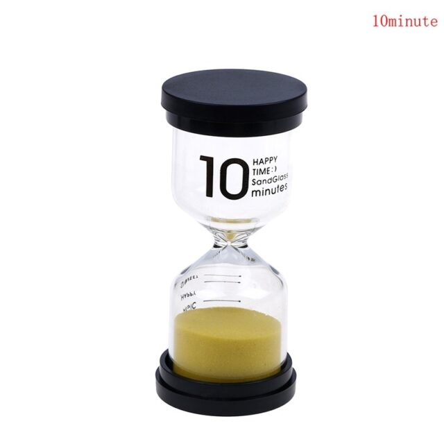 Custom Clock Hour Glass Sand Timer with Colorful Sand Mini Timed ...