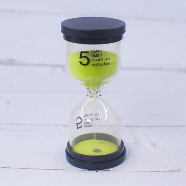Custom Clock Hour Glass Sand Timer with Colorful Sand Mini Timed ...