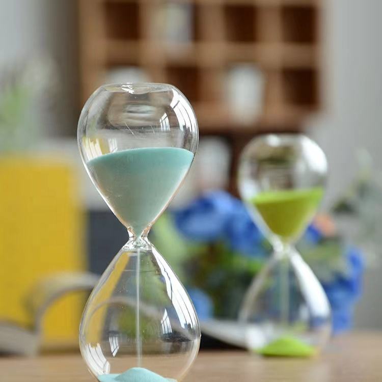 Big Hourglass Sand Timer Decorative Hour Glasses with Different Color Sand - Image 3