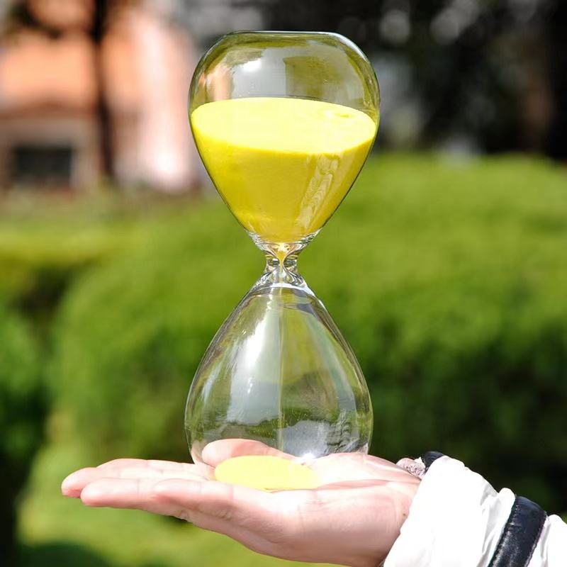 Big Hourglass Sand Timer Decorative Hour Glasses with Different Color Sand - Image 2