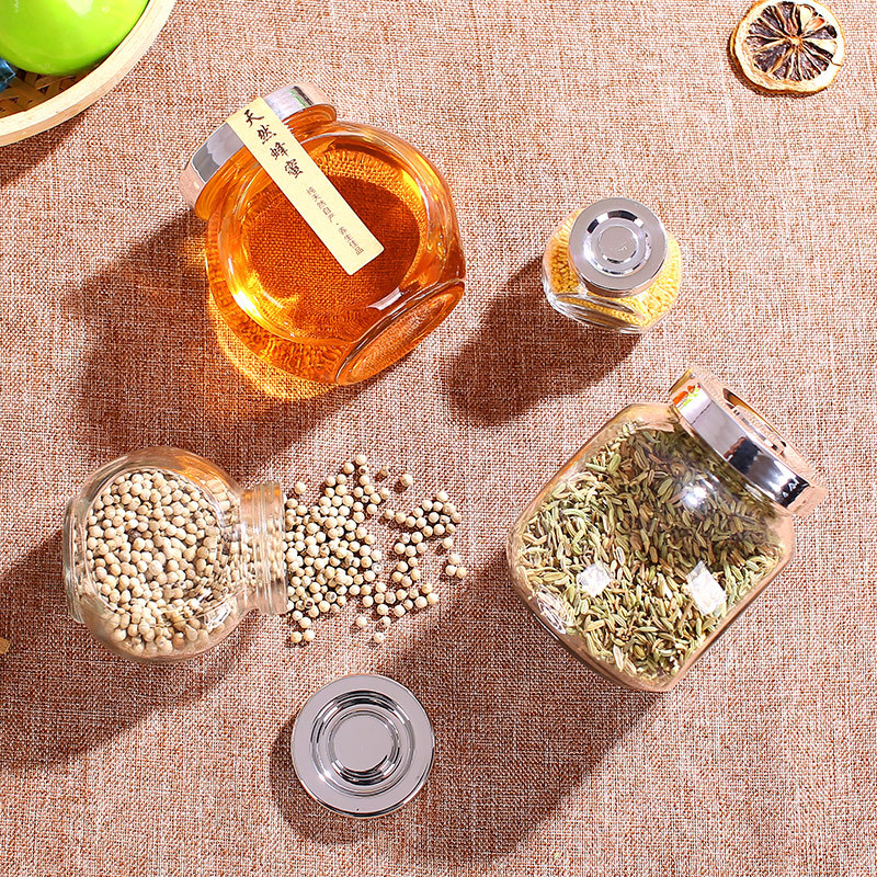 2oz 3oz 6oz 12oz 16oz flat drum glass honey jar - Image 2