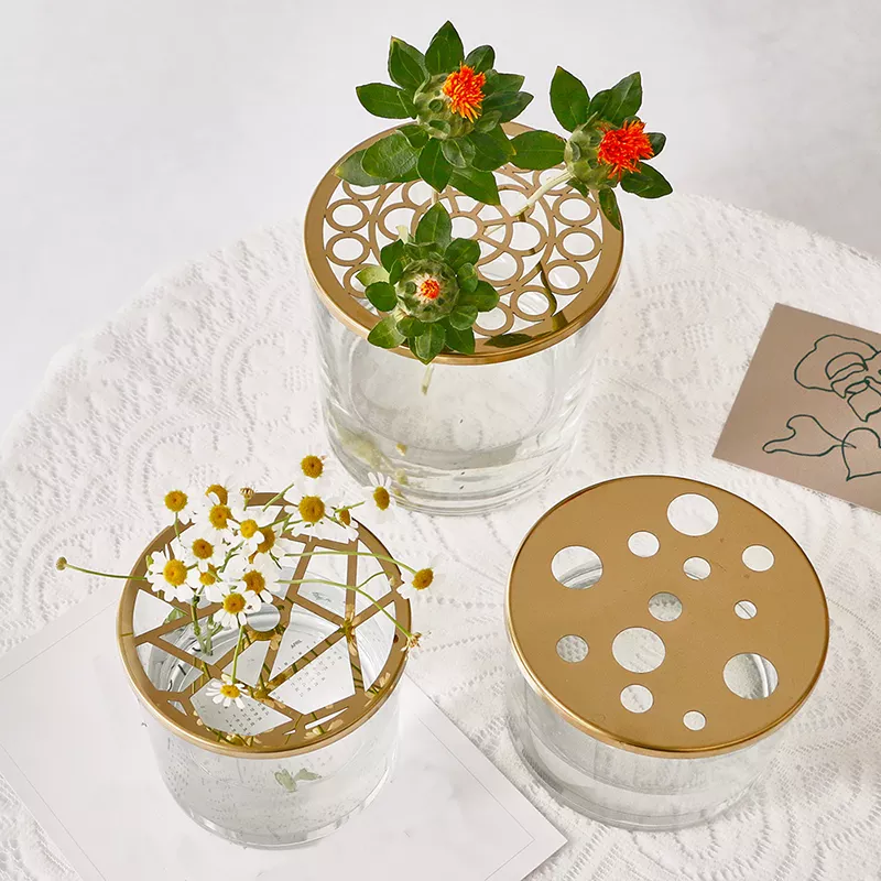 cylinder Flower home Decor glass flower pot decoration long Clear glass Vase