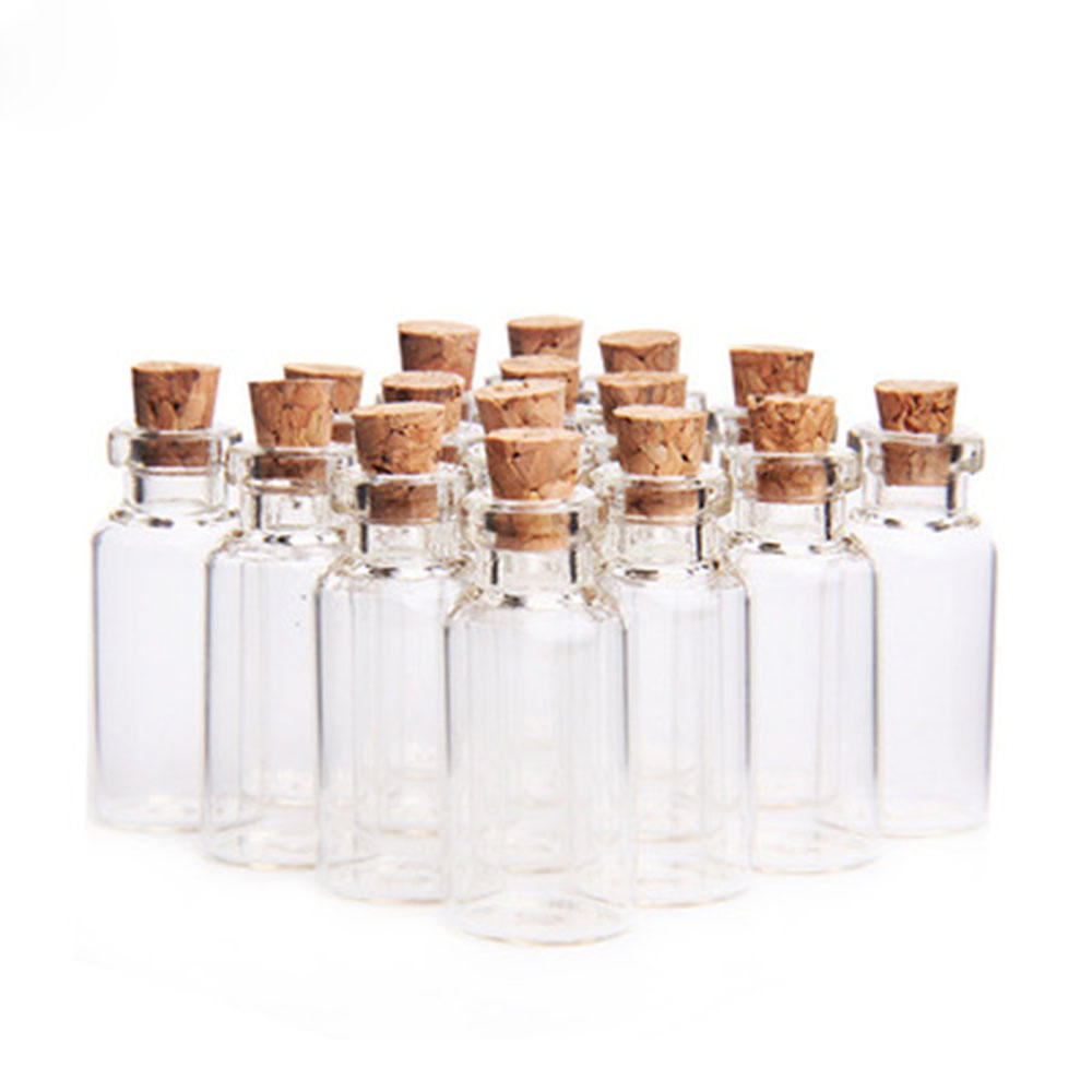 glass wishing bottle Small Bottles with Favors Wedding Drifting wishing Bottle - Image 2