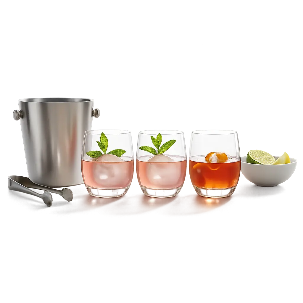 Stemless Cocktail Glasses Wholesale Durable Custom Logo Options