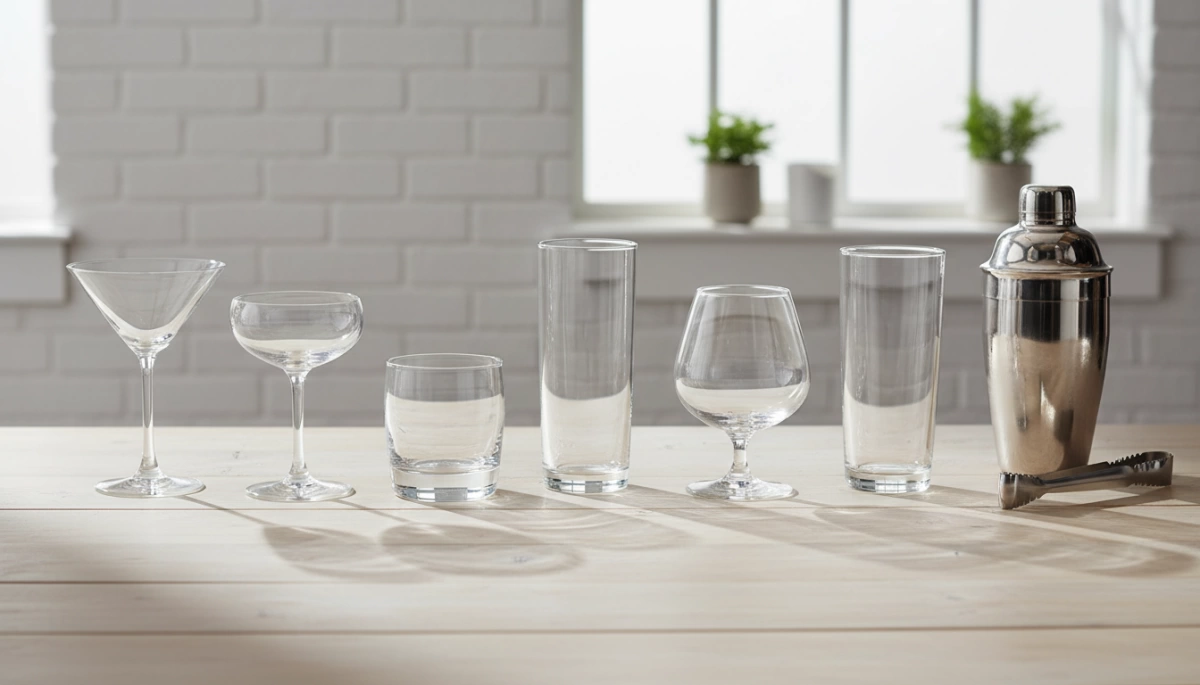 aperçu des différents types de verres à cocktail