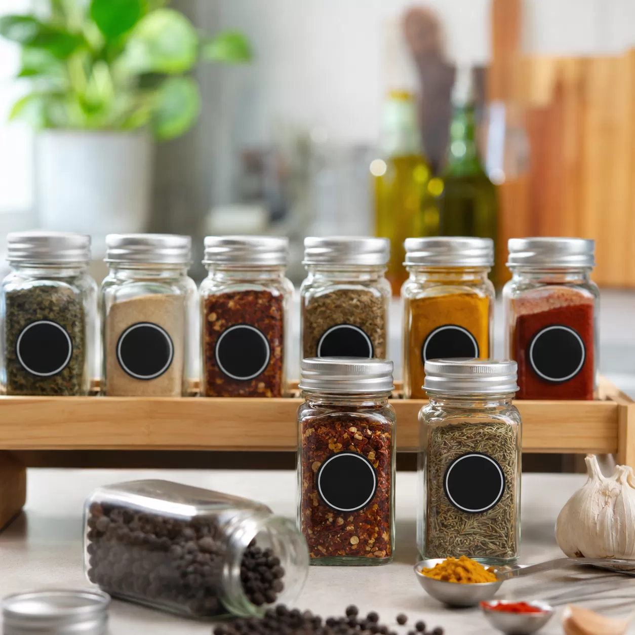 best waterproof spice jar labels