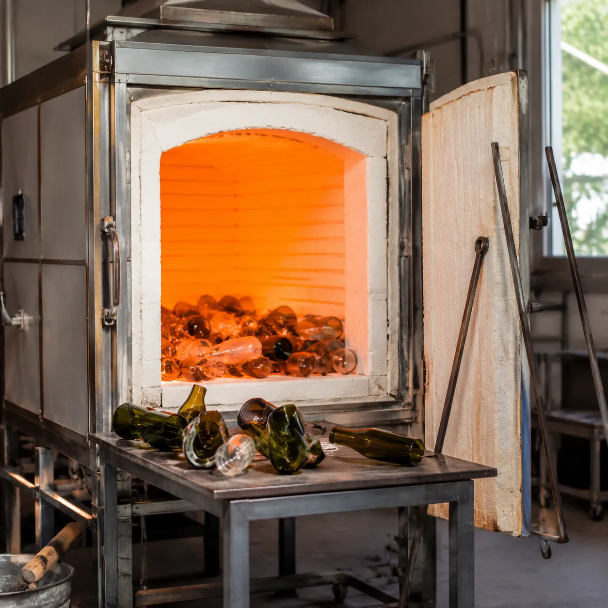 how to melt glass bottles kiln equipment